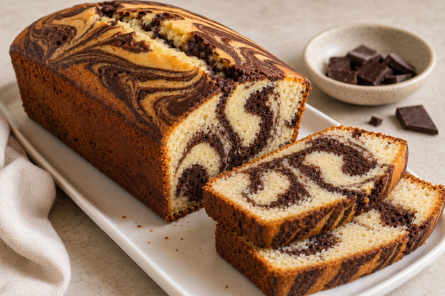 Marble English Cake