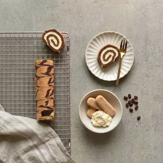 Horse Shoe Cake Roll with Tiramisu